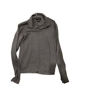 Kenneth Cole Qtr Button Long Sleeve Shirt Mens XL